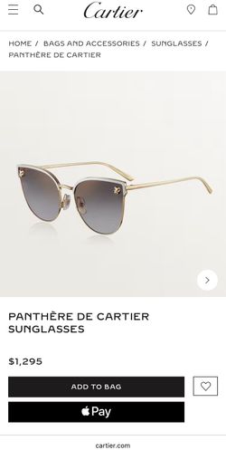 Cartier De Panther Sunglasses