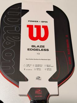 Wilson Blaze Edgeless 13 Pickleball Paddle