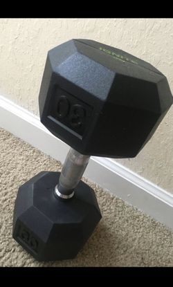 One , 30 Pound dumbbell , NOT A SET