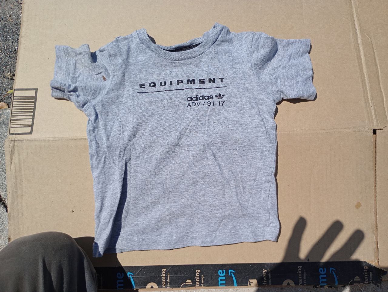 Adidas Equipment Grey Tshirt (Small Stain)