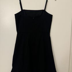 French Connection ruffle black dress size 2