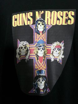 Guns N' Roses Black Long sleeve t- shirt, Large