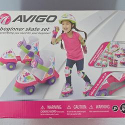 Kids Skate Set - Pink and Green