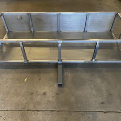 Basket Style Hitch Cargo Carrier Rack  $180 Cargo Rack Carrier 59”x 24”x 12” Inches  2” Hitch custom made heavy duty