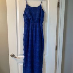 Dodger Blue Maxi Dress