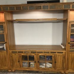 Maple and Slate 9x6 TV Cabinet