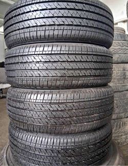 235/55/20 Michelin vendo un set de llantas usadas excelente condiciones de vida las 4 ✅🤩I am selling a set of used tires, all 4 in excellent living c