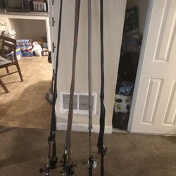 Fishing Poles Bait Caster Lures Etc