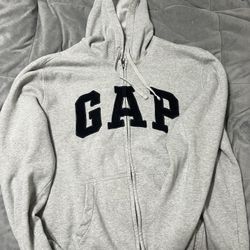 Grey gap zip up