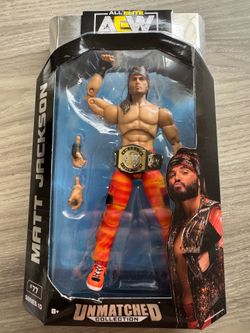 AEW Unmatched Collection Series 10 Adam Cole #75 Wrestling Figure W/ Championshi