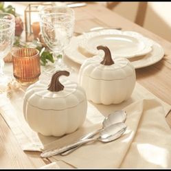 18 Onzas Tazones De Calabazas Dos 