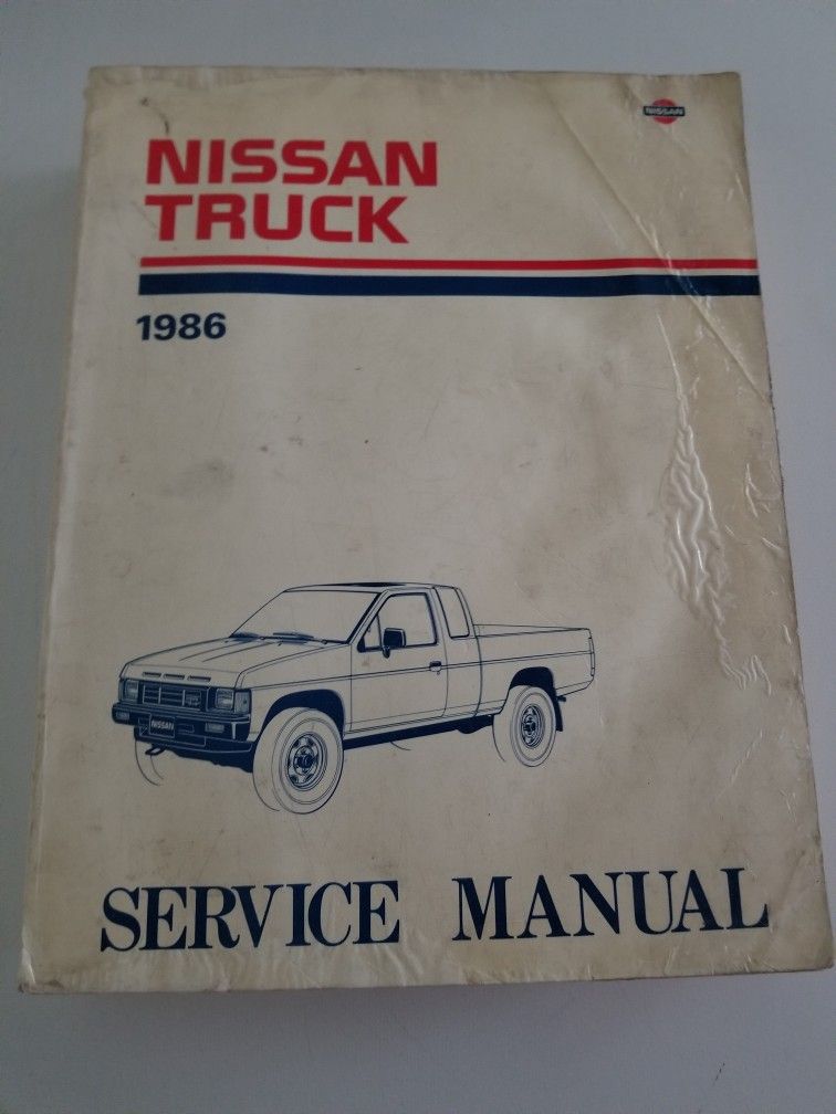 Factory SERVICE MANUAL 86 Nissan Pick Up
