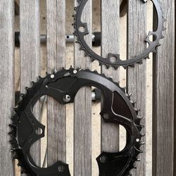 SRAM Red Series Black 10 Spd Compact 50/34 Chainring Set