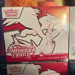 White Flare Pokemon Center Etb