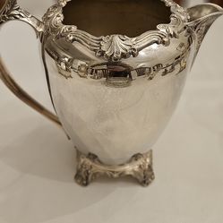 Silver plated pitcher
