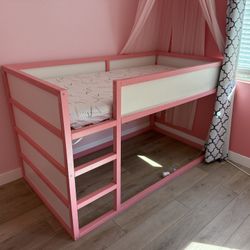 Kids Bunk Bed (Pink)