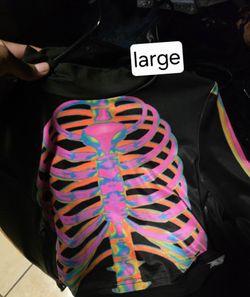 Skeleton costume with shorts