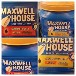 Maxwell House coffee new 2 containers of 1lb each both for $20