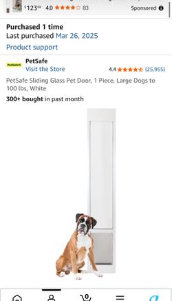 PetSafe Dog Door for large/medium dogs