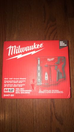 Milwaukee m12 3/8” Crown stapler tool only $100Firm cash only