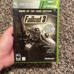 Fallout 3 Game Of The Year Edition Xbox 360 