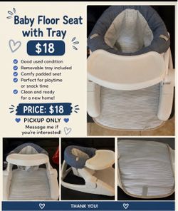Baby Seat with Removable Tray