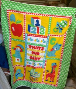Panel de tela  infantiles, $5 cada pieza
