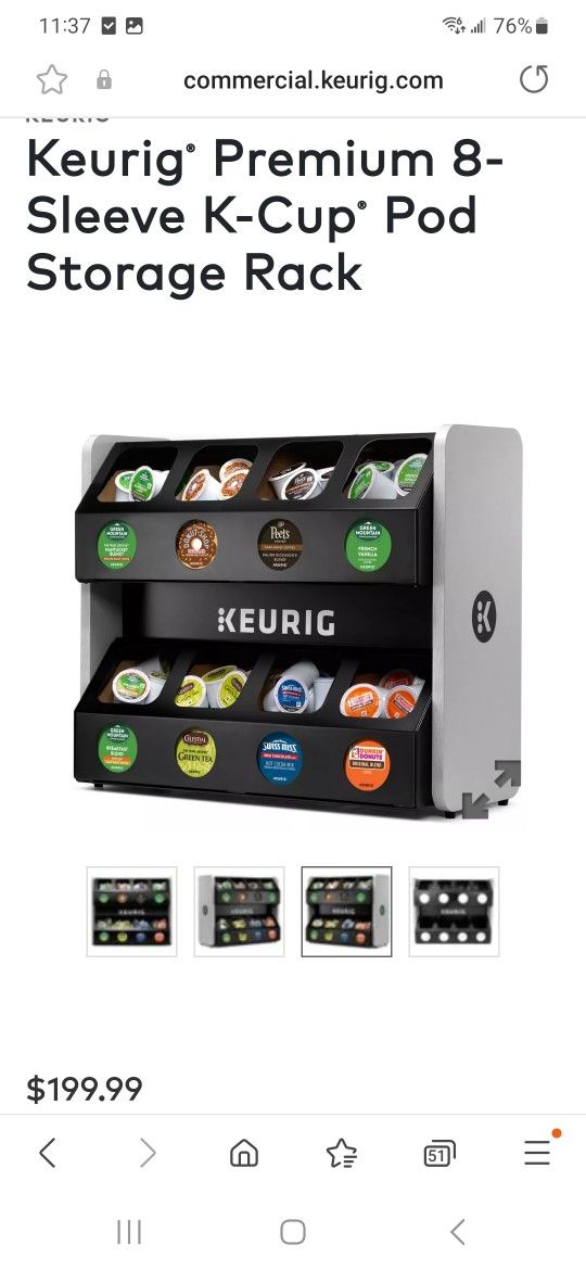 Keurig® Premium 8-Sleeve K-Cup® Pod Storage Rack