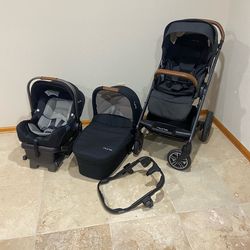 Nuna Mixx Stroller With Bassinet And Car Seat