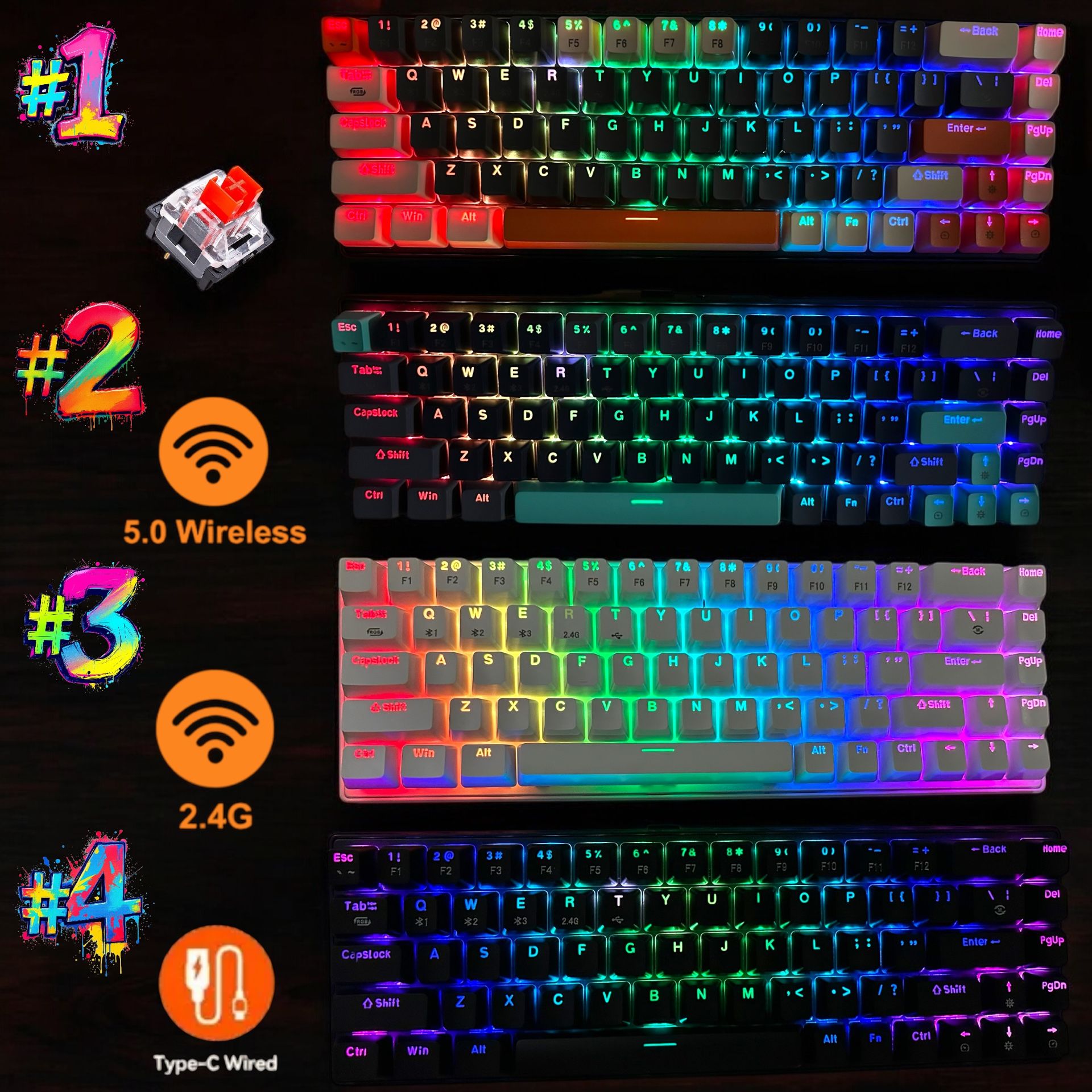 Gaming Keyboard (wireless/wired)