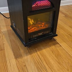 Fireplace Heater With Built In Bluetooth Speaker