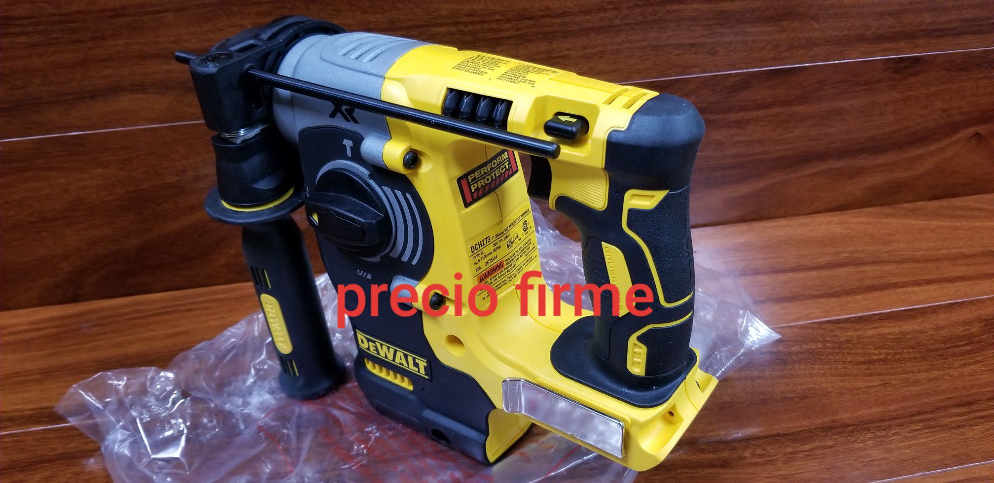DeWalt DCH273B 1" 20V MAX XR Li-Ion Brushless SDS Plus Rotary Hammer Drill (Tool only battery not included)