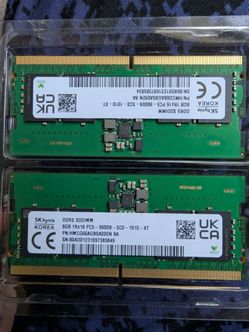 DDR5 Laptop RAM 16GB (2 x 8GB)