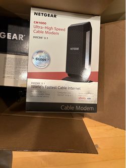 Netgear docsis 3.1 modem