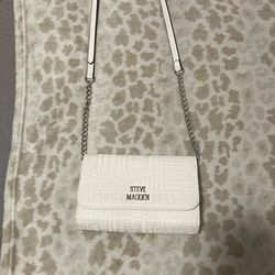 Steve Madden White Purse