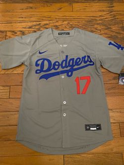 Grey Los Angeles Dodgers shohei Ohtani hersey no patches