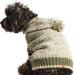 Basket Weave Sweater With Hood for Pet