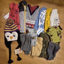 Baby Boy Clothing LOT 12 MONTHS New & Used