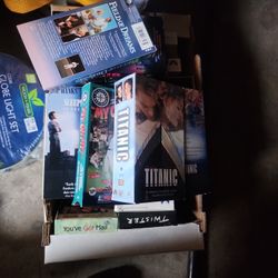 Whole Box Of Vhs 