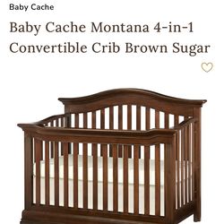 Baby Cache Crib In Brown Sugar