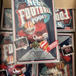 New In Box 1991 Upper Deck NFL Cards 