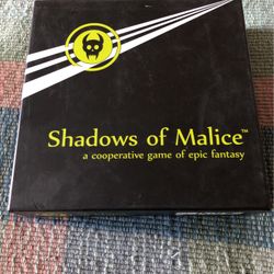 Shadows Of Malice Board Game New