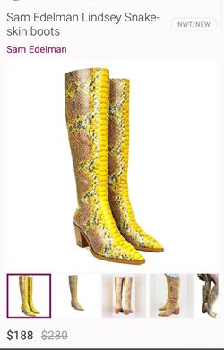 Snake Skin Boots 