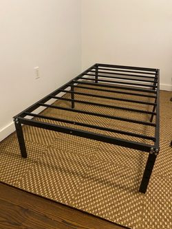 Twin mattress bed frame
