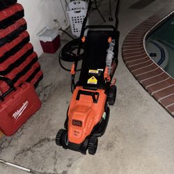 Black And Decker Electric Lawnmower Corded 