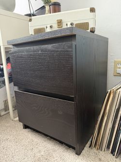 Black Side Table/Nightstand