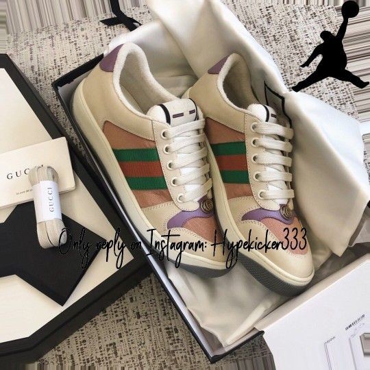 Gucci Screener Purple Sneaker In stock for Sale in New York, NY - OfferUp