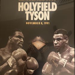 Framed Boxing Poster Auto