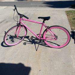 SN Fixie Pink Single Speed Bike