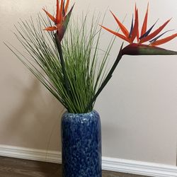 Birds Of Paradise Vase